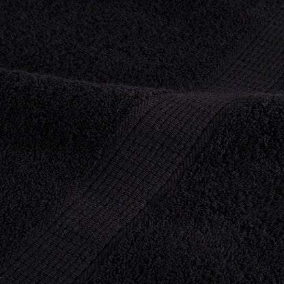 Asciugamano per Ospiti SOLUND 50 pz Nero 50 x 100 cm 550 gsm | homemem39