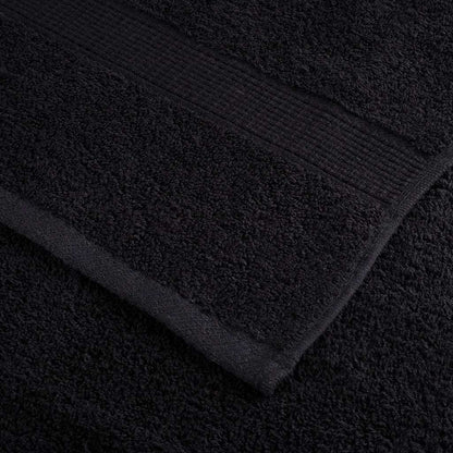 Asciugamano per Ospiti SOLUND 25 pz Nero 100 x 200 cm 550 gsm | homemem39
