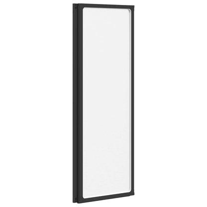 Parete doccia Nero 120 x 2 x 117 cm Alluminio e PP | homemem39