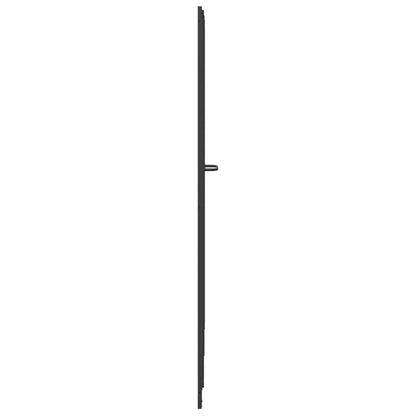 Parete doccia Nero 168 x 140 cm Alluminio | homemem39
