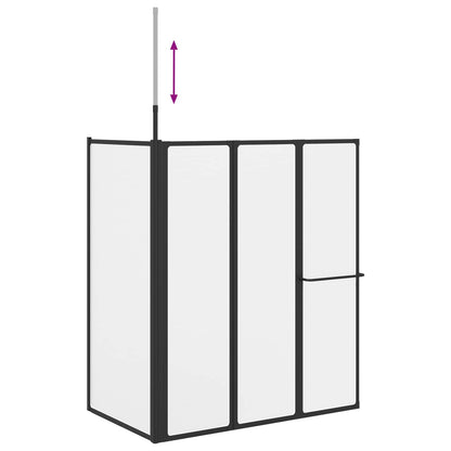Parete doccia Bianco 120 x 70 x 137 cm Alluminio