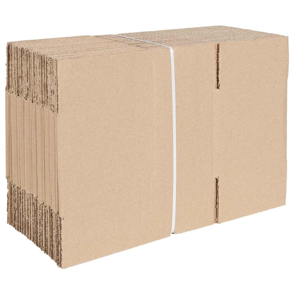 Scatola Pieghevole 50 pcs Naturale 24 x 13 x 13 cm Cartone
