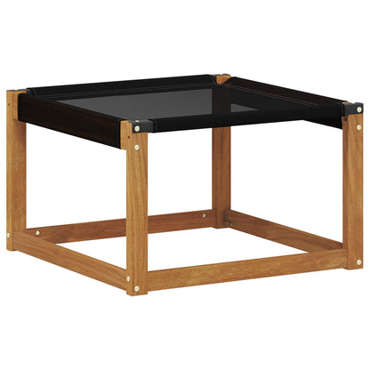 Set di divani da esterno con cuscino 6 pcs Naturale e Nero | homemem39
