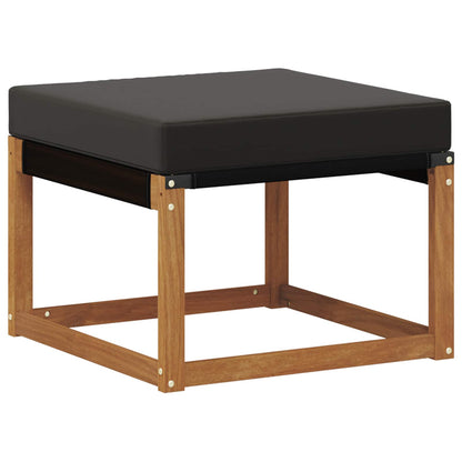 Set di divani da esterno con cuscino 6 pcs Naturale e Nero | homemem39