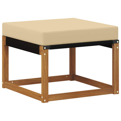 Set di divani da esterno con cuscino 9 pcs Naturale e Beige | homemem39