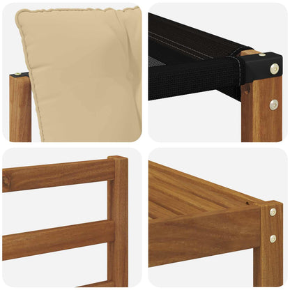 Set di divani da esterno con cuscino 10 pcs Naturale e Beige | homemem39