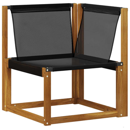 Set di divani da esterno con cuscino 11 pcs Naturale e Crema