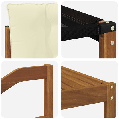 Set di divani da esterno con cuscino 5 pcs Naturale e Crema | homemem39