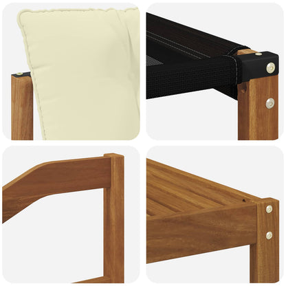 Set di divani da esterno con cuscino 8 pcs Naturale e Crema | homemem39
