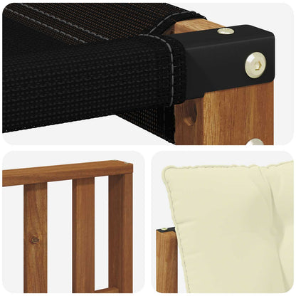 Set di divani da esterno con cuscino 6 pcs Naturale e Crema | homemem39