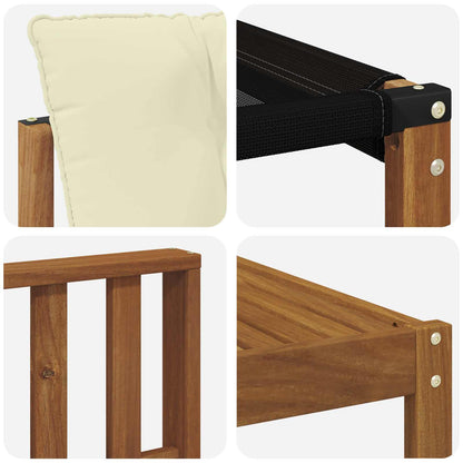Set di divani da esterno con cuscino 5 pcs Naturale e Crema | homemem39