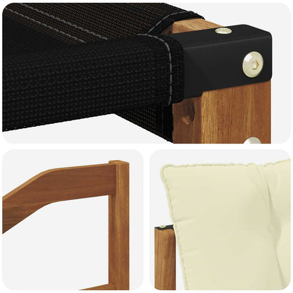 Set di divani da esterno con cuscino 5 pcs Naturale e Crema | homemem39