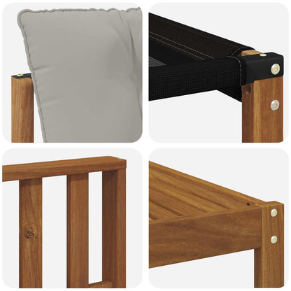 Set di divani da esterno 6 pcs Grigio Naturale e Chiaro | homemem39