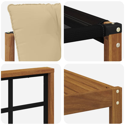 Set di divani da esterno con cuscino 6 pcs Naturale e Beige | homemem39
