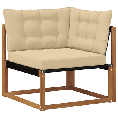 Set di divani da esterno con cuscino 6 pcs Naturale e Beige | homemem39