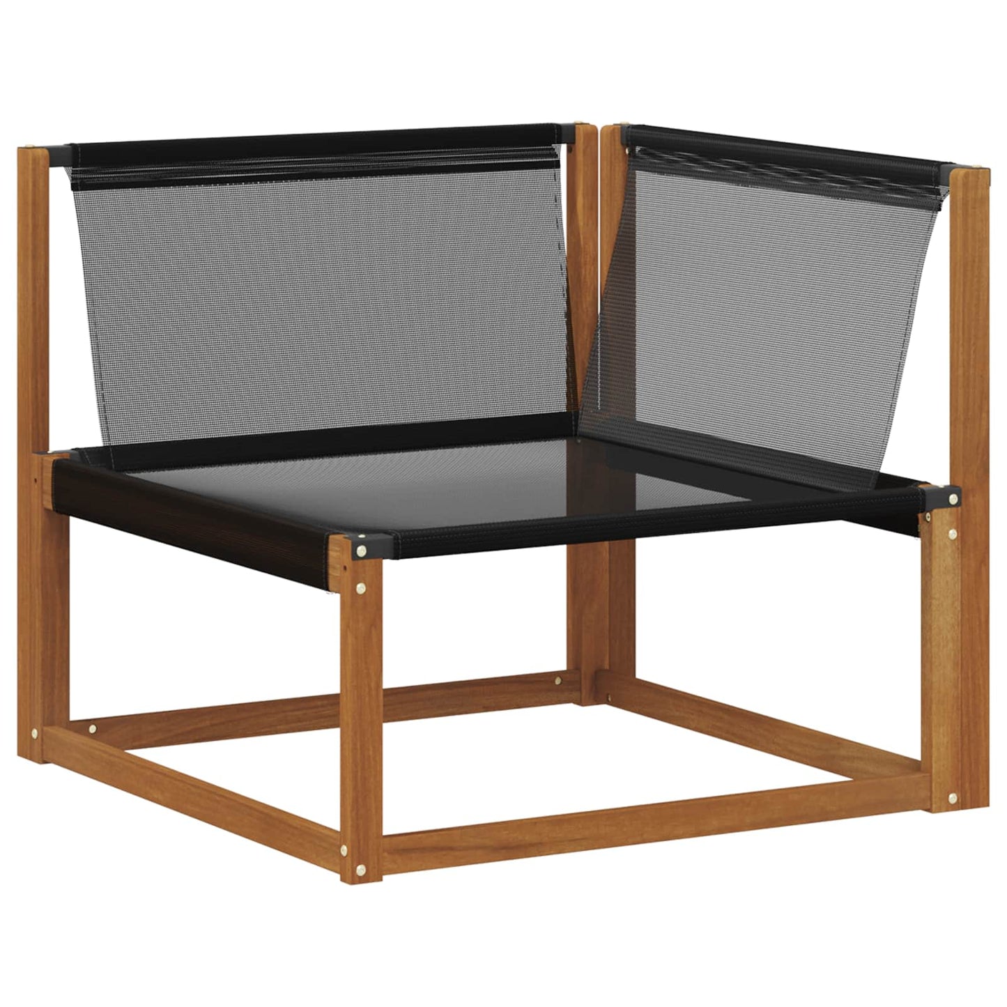 Set di divani da esterno con cuscino 8 pcs Naturale e Nero | homemem39