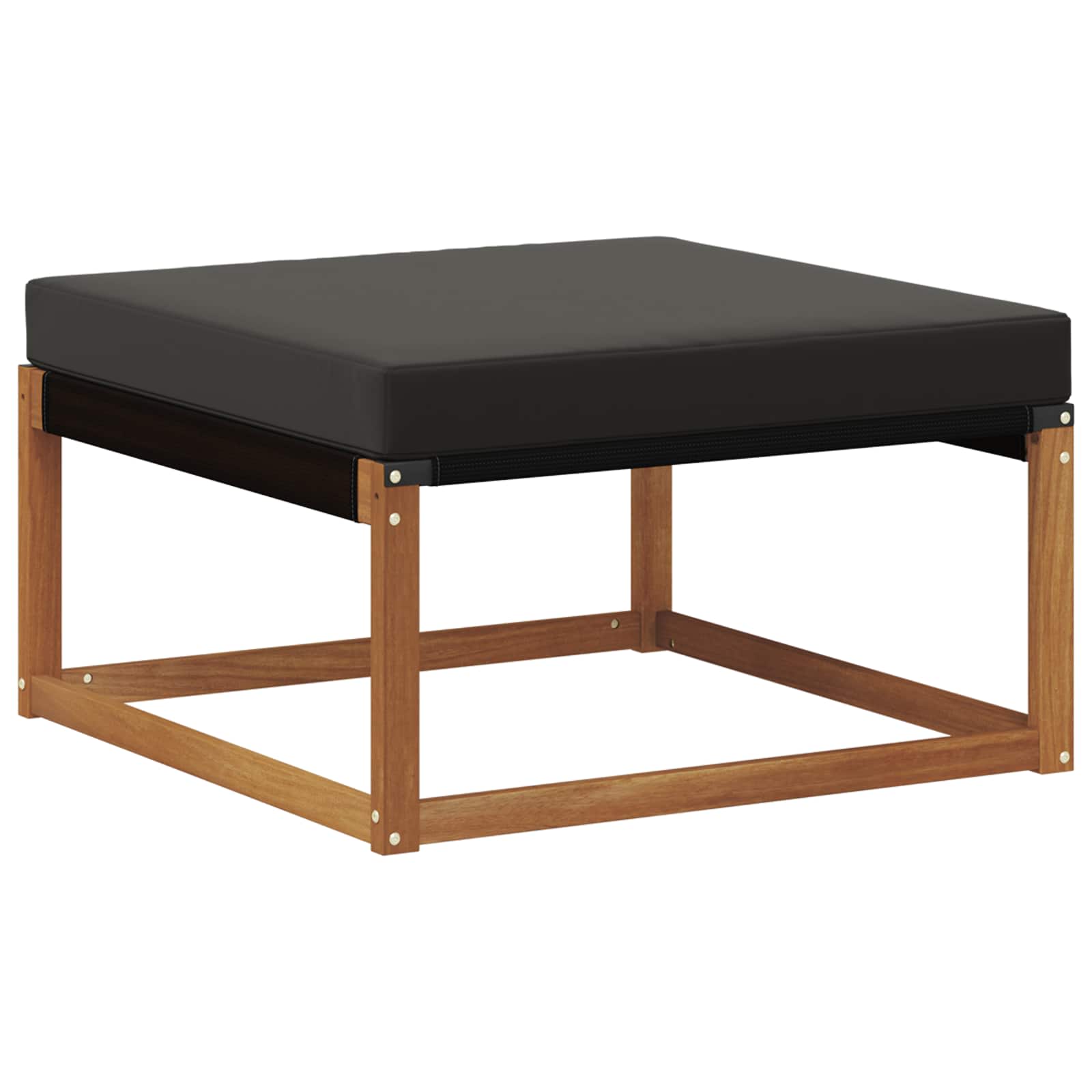 Set di divani da esterno con cuscino 9 pcs Naturale e Nero | homemem39