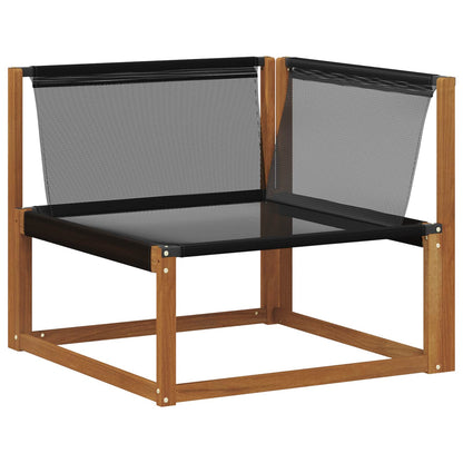 Set di divani da esterno con cuscino 7 pcs Naturale e Crema