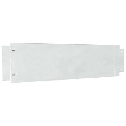 Bordure per prato 20 pcs Argento 100 x 25 x 0,07 cm | homemem39
