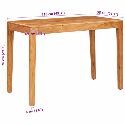 Tavolo da pranzo Marrone 110 x 55 x 76 cm