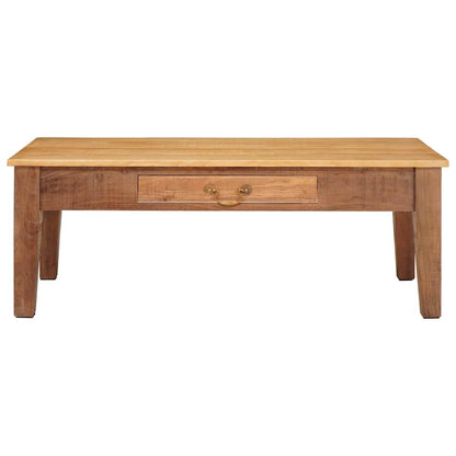 Tavolino da salotto con cassetto Marrone 110 x 55 x 40 cm