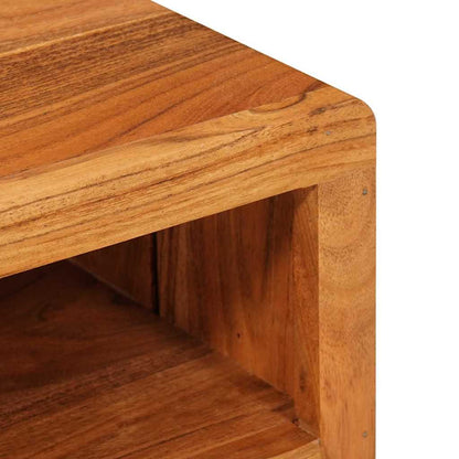 Mobile TV Marrone 110 x 30 x 40 cm Legno di Acacia Massello | homemem39