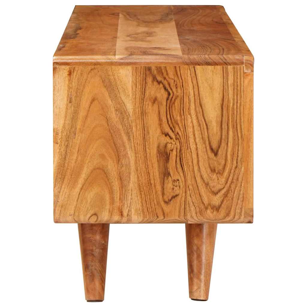 Mobile TV Marrone 110 x 30 x 40 cm Legno di Acacia Massello | homemem39