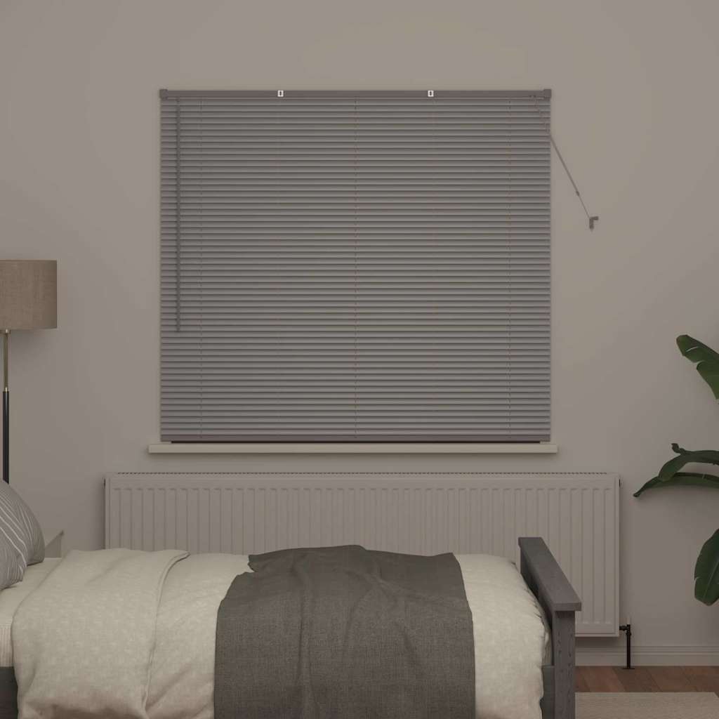 Tendaggi a veneziana Argento 130 x 140 cm Alluminio | homemem39