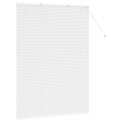 Tendaggi a veneziana Bianco 175 x 125 cm Alluminio