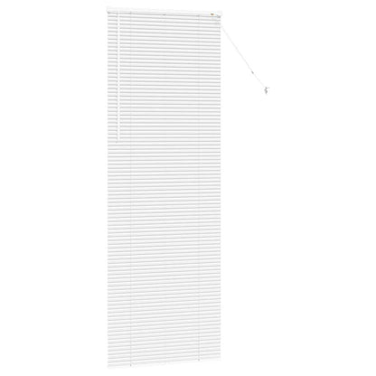 Tendaggi a veneziana Bianco 220 x 75 cm Alluminio