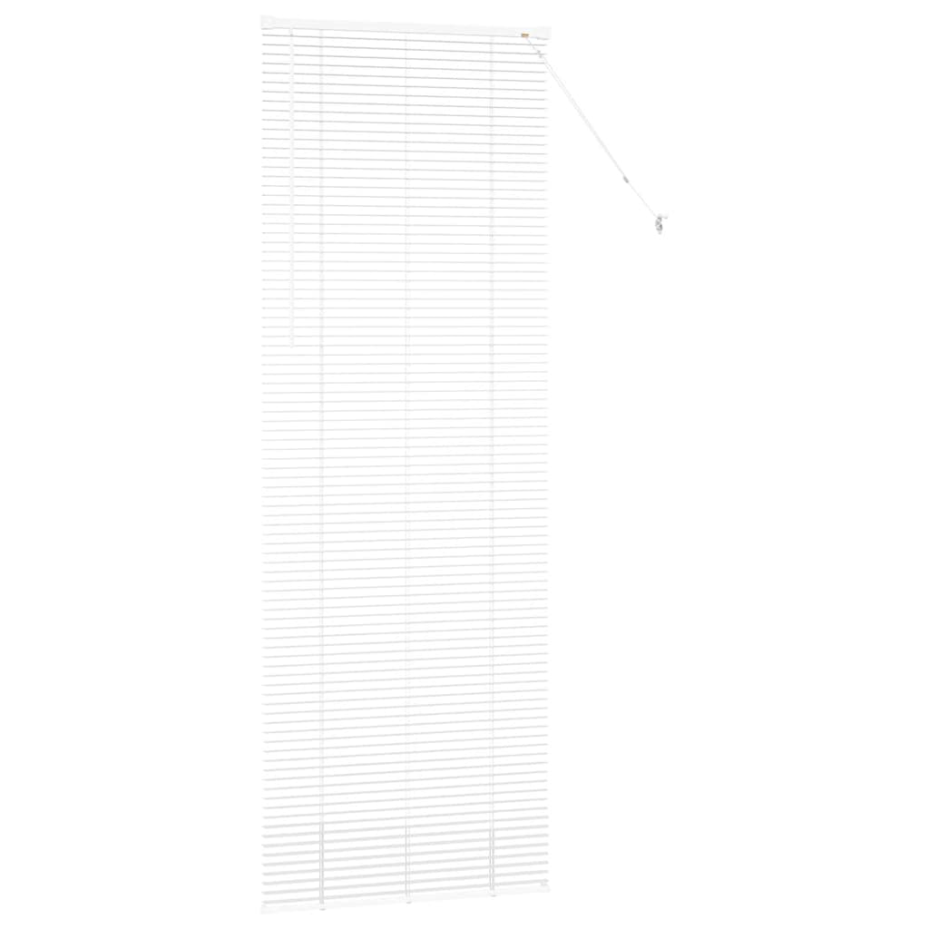 Tendaggi a veneziana Bianco 220 x 75 cm Alluminio