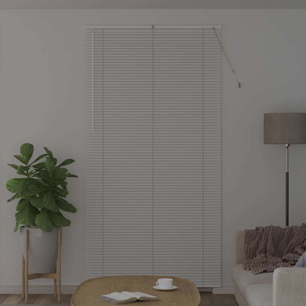 Tendaggi a veneziana Bianco 220 x 115 cm Alluminio