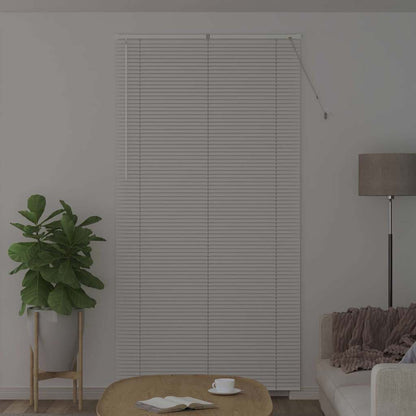 Tendaggi a veneziana Bianco 220 x 115 cm Alluminio
