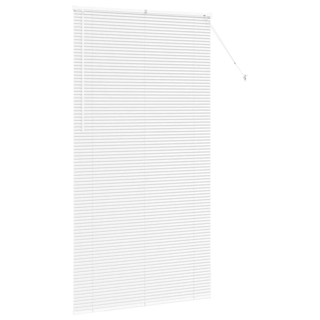 Tendaggi a veneziana Bianco 220 x 120 cm Alluminio