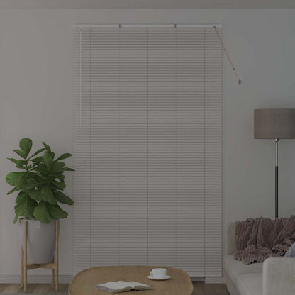 Tendaggi a veneziana Bianco 220 x 130 cm Alluminio