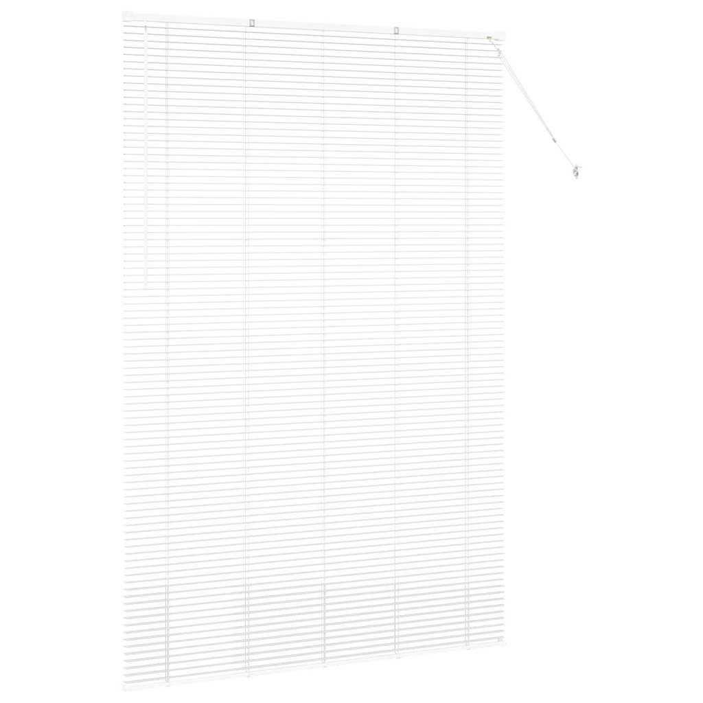 Tendaggi a veneziana Bianco 220 x 145 cm Alluminio