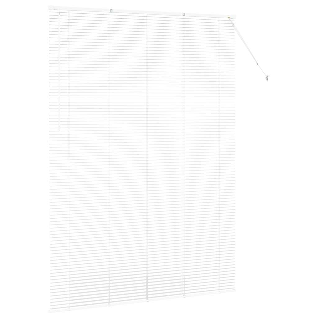 Tendaggi a veneziana Bianco 220 x 160 cm Alluminio