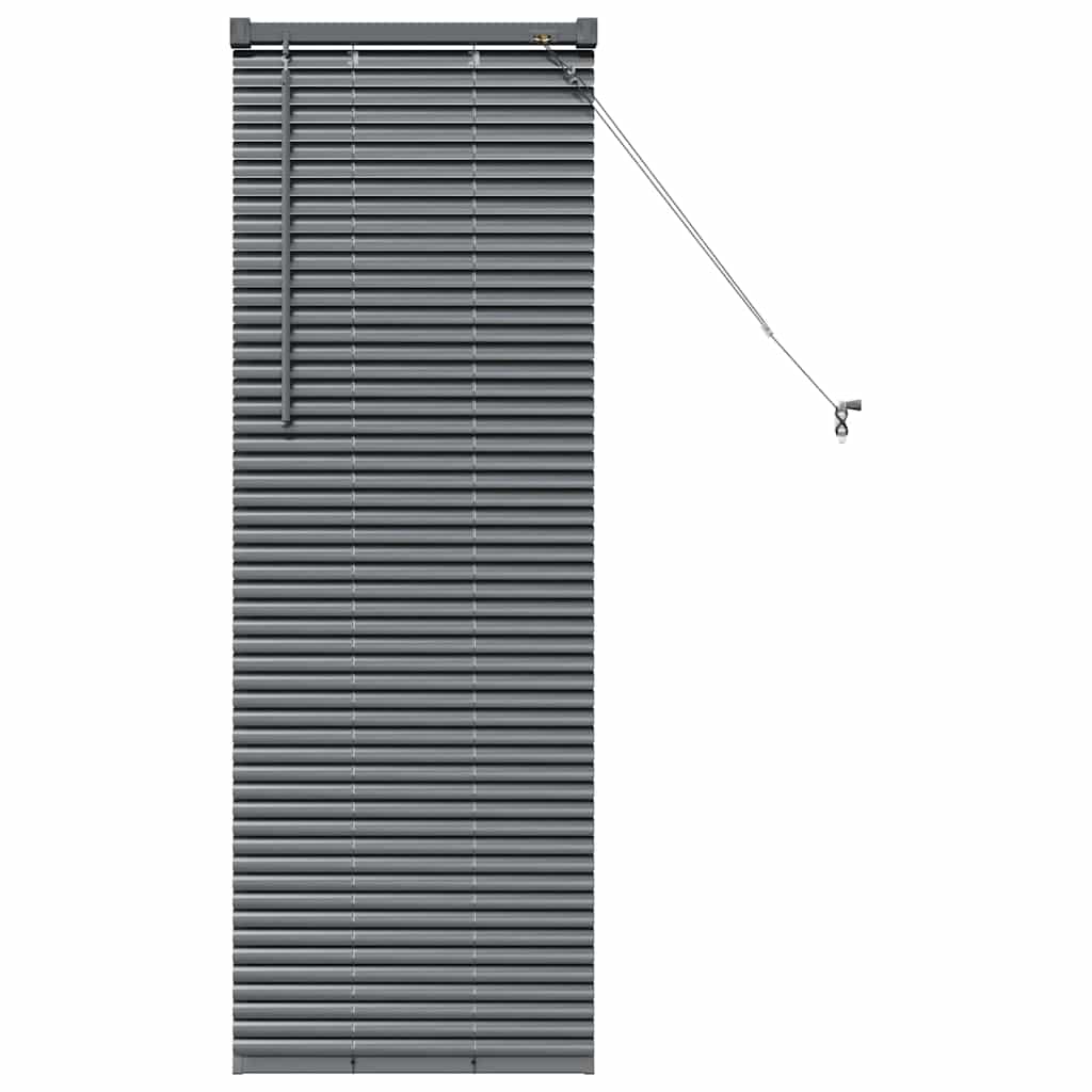 Tendaggi a veneziana Grigio scuro 130 x 40 cm Alluminio | homemem39