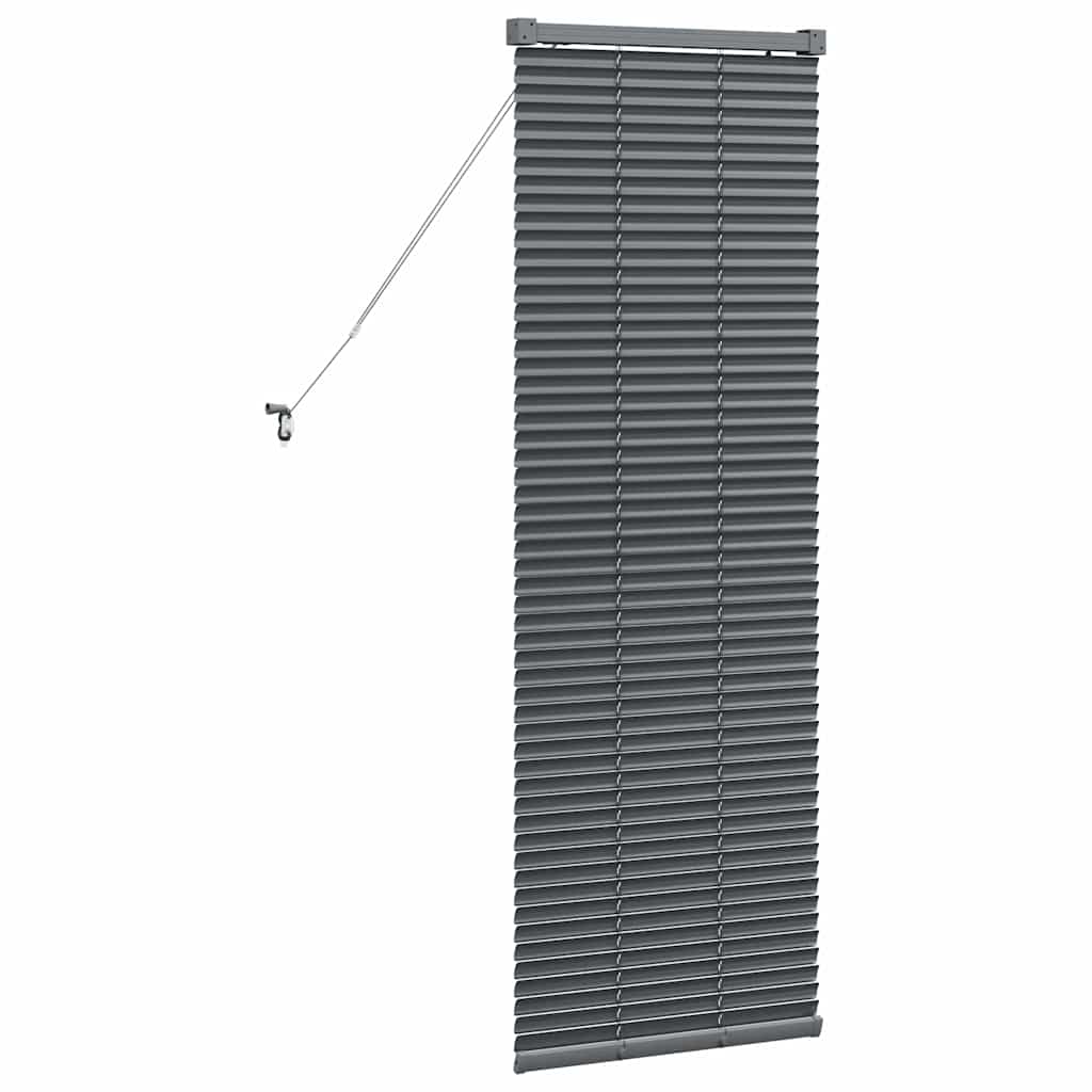 Tendaggi a veneziana Grigio scuro 130 x 45 cm Alluminio | homemem39