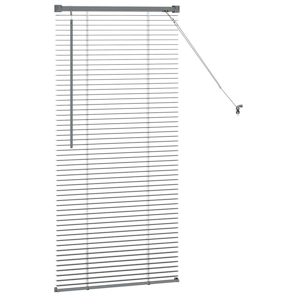 Tendaggi a veneziana Grigio scuro 130 x 55 cm Alluminio | homemem39