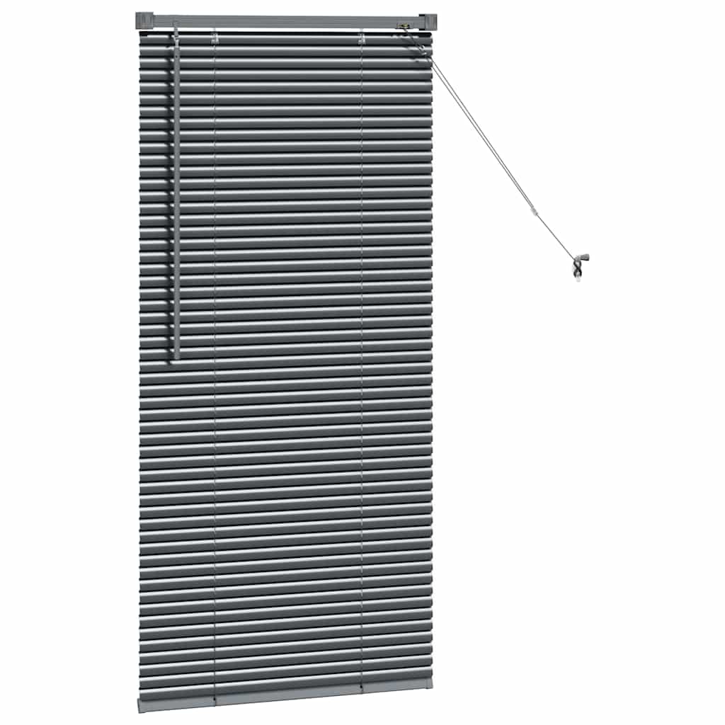 Tendaggi a veneziana Grigio scuro 130 x 65 cm Alluminio | homemem39