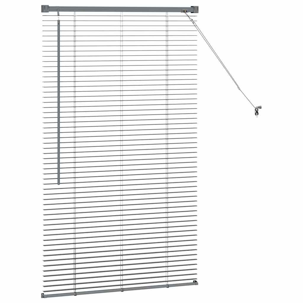 Tendaggi a veneziana Grigio scuro 130 x 70 cm Alluminio | homemem39