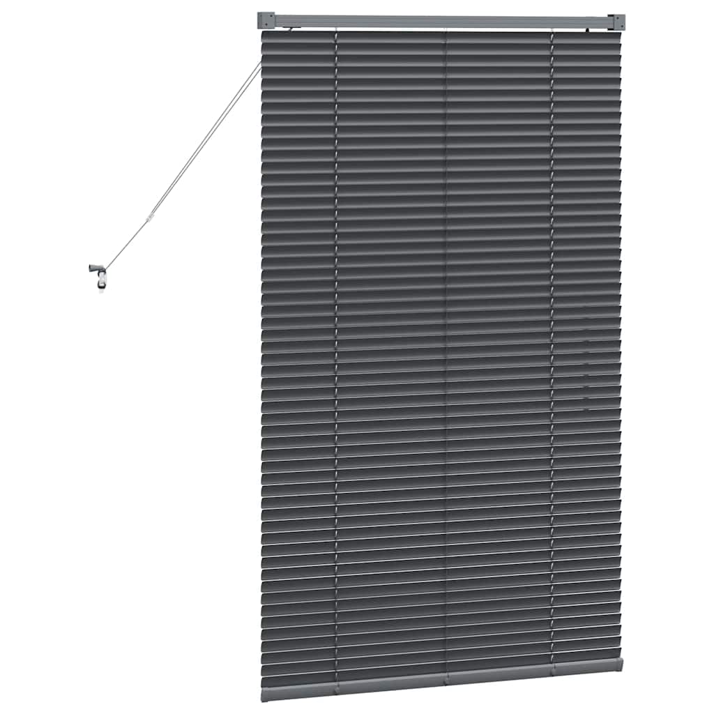 Tendaggi a veneziana Grigio scuro 130 x 80 cm Alluminio | homemem39