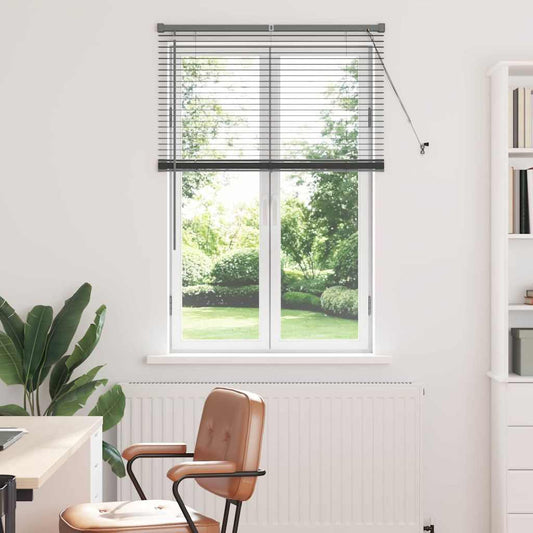 Tendaggi a veneziana Grigio scuro 130 x 85 cm Alluminio | homemem39