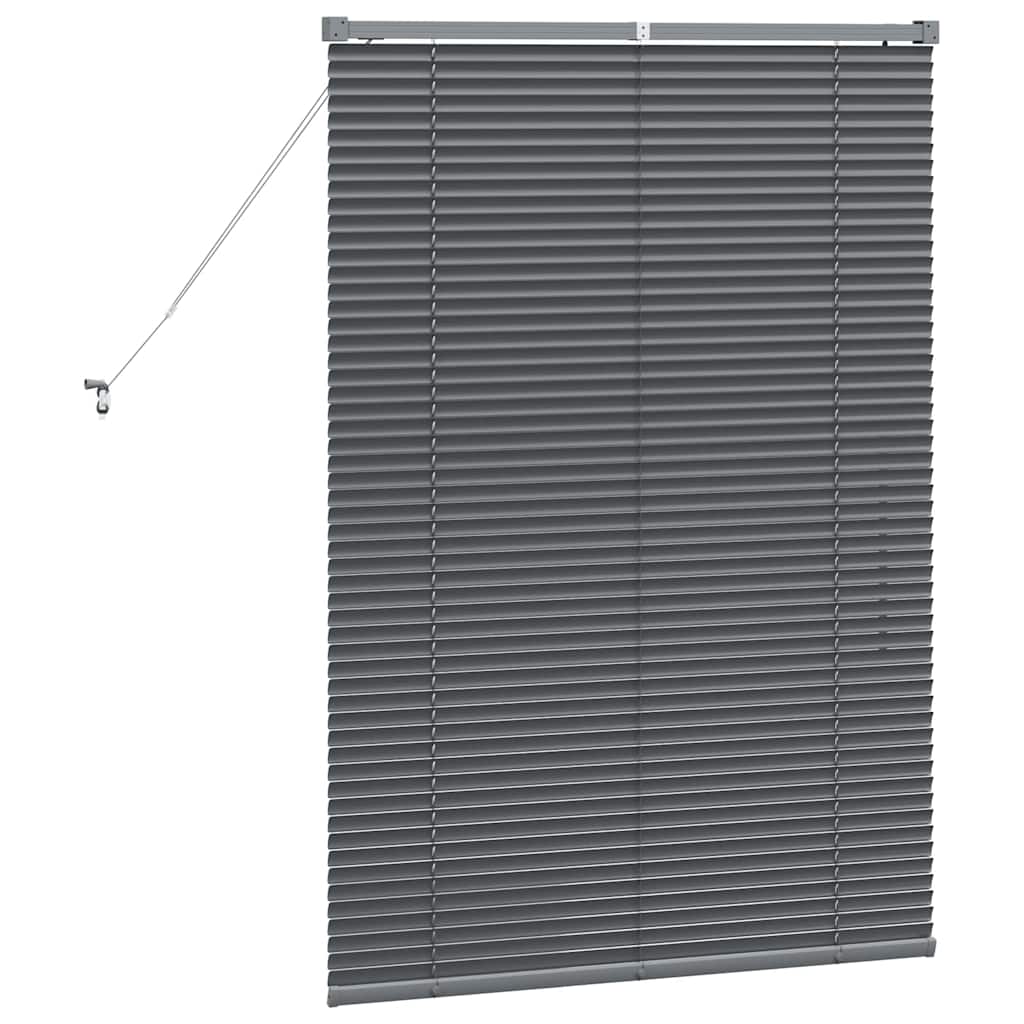 Tendaggi a veneziana Grigio scuro 130 x 90 cm Alluminio | homemem39