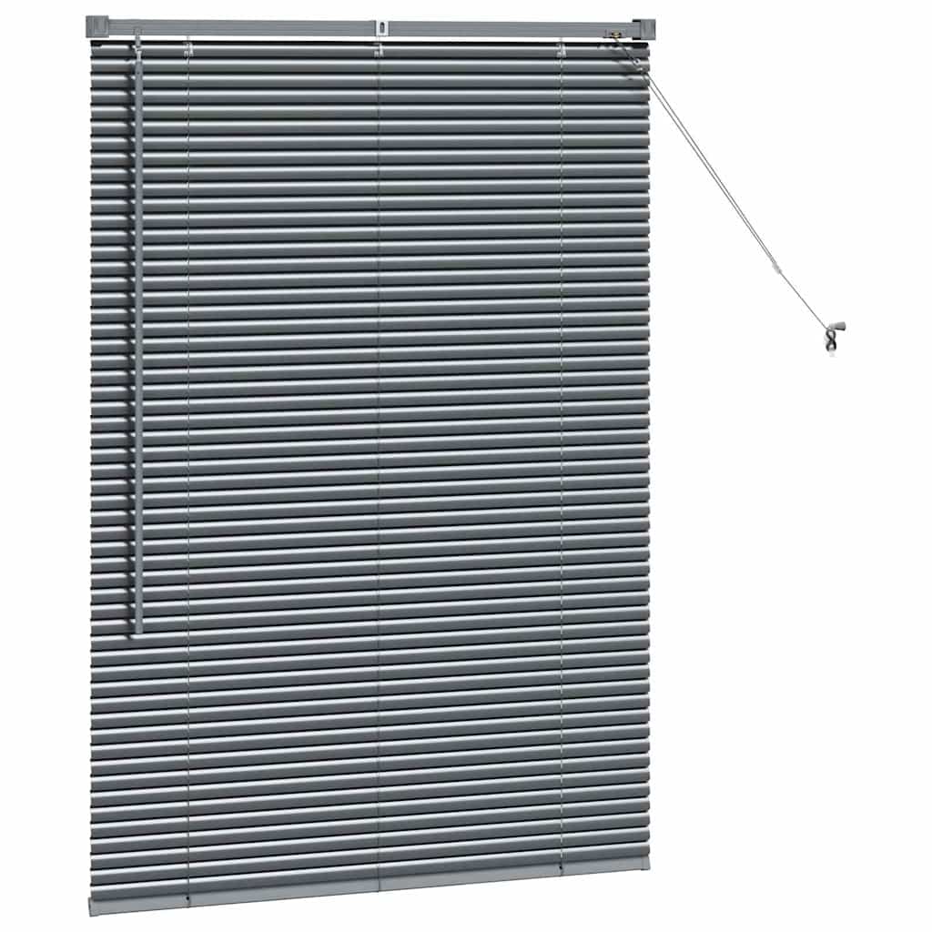 Tendaggi a veneziana Grigio scuro 130 x 95 cm Alluminio | homemem39