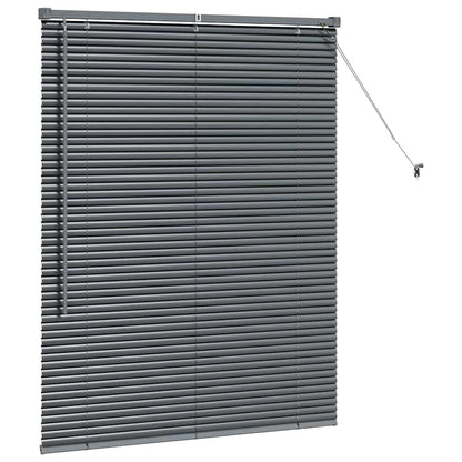 Tendaggi a veneziana Grigio scuro 130 x 100 cm Alluminio | homemem39