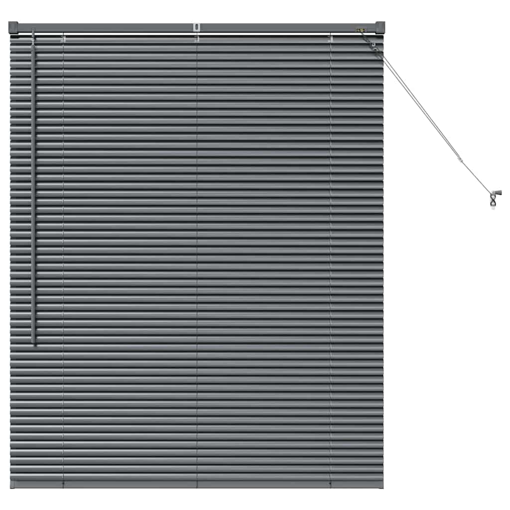 Tendaggi a veneziana Grigio scuro 130 x 100 cm Alluminio | homemem39