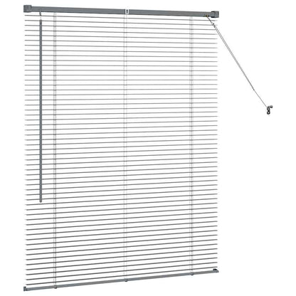 Tendaggi a veneziana Grigio scuro 130 x 105 cm Alluminio | homemem39