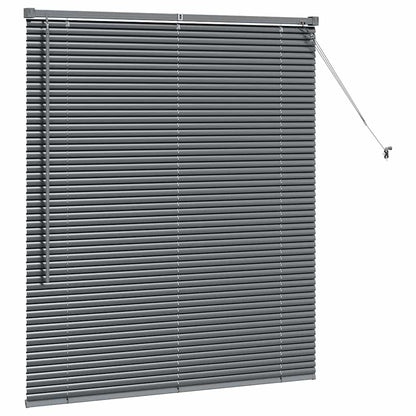 Tendaggi a veneziana Grigio scuro 130 x 115 cm Alluminio | homemem39
